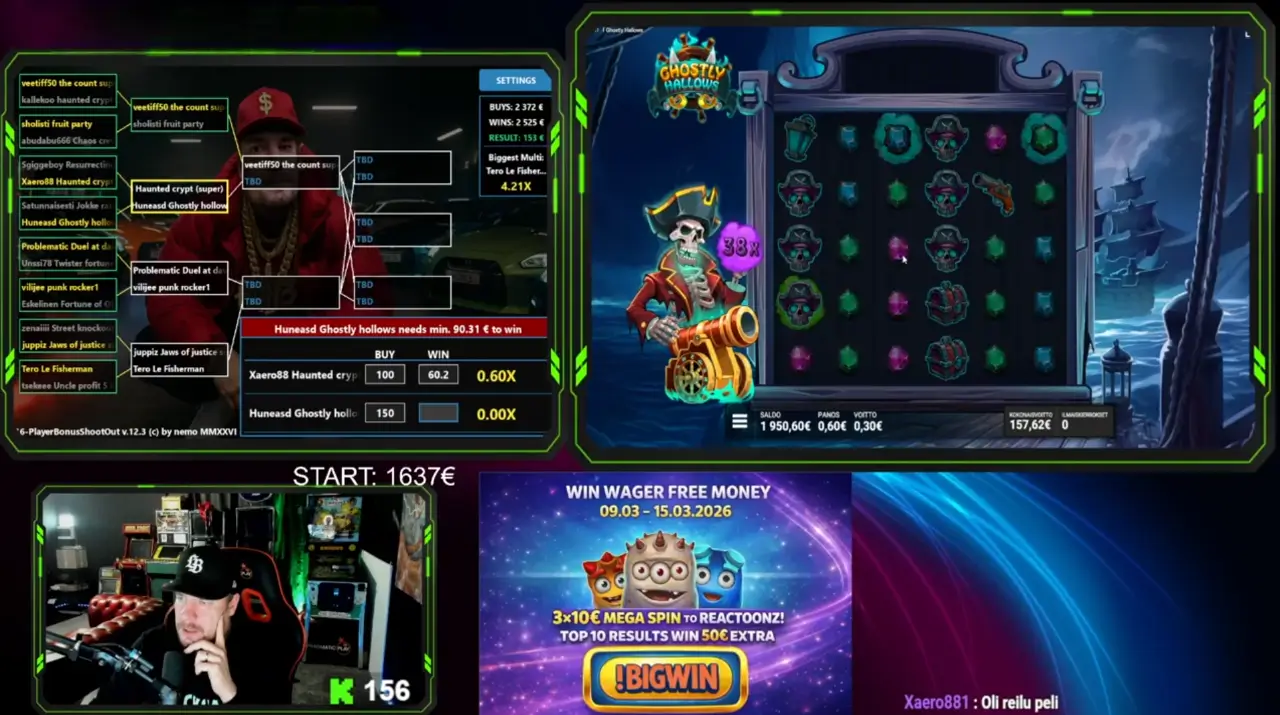 Huneasd slot stream Ghostly Hallows