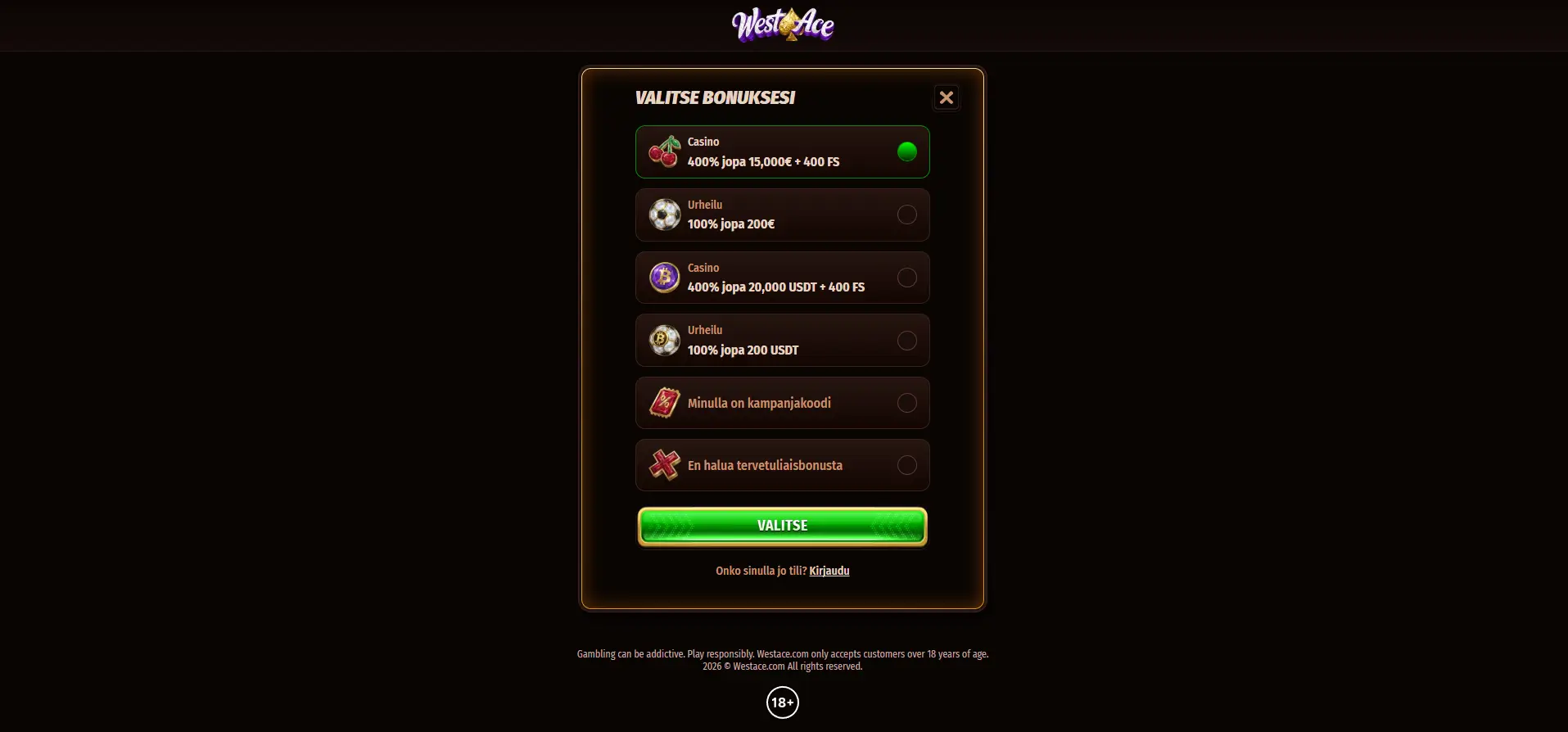 WestAce screenshot